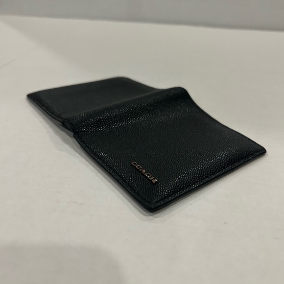 Coach Lather Folding Card Holder - Picture 5 of 8